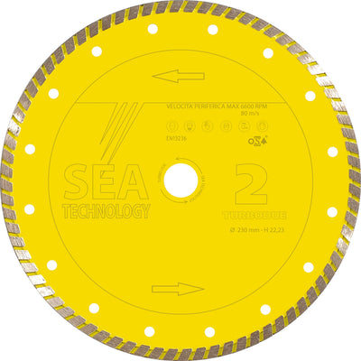 Sea Technology Turbo Due - Dischi diamantati