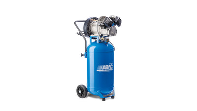Compressore carrellato V30/50 su serbatoio verticale 50litri - 3Hp, 10bar, monofase Abac
