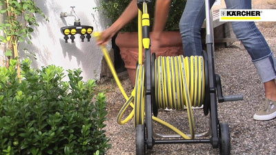 Carrello avvolgitubo H 3.420, premontato, con 20 metri di tubo da 5/8" _(Sottocategoria: Deposito tubi e carrello porta tubi)_ Kärcher