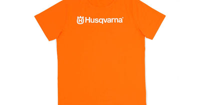 T-shirt arancione Husqvarna